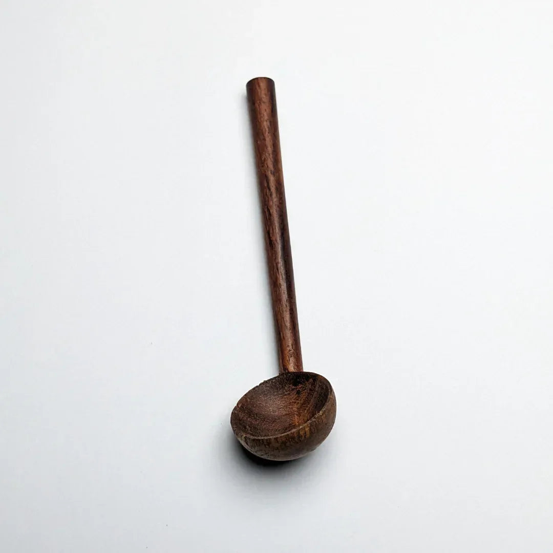 Hand-Painted Wooden Sugar Pot with Lid & Spoon - Woodistan