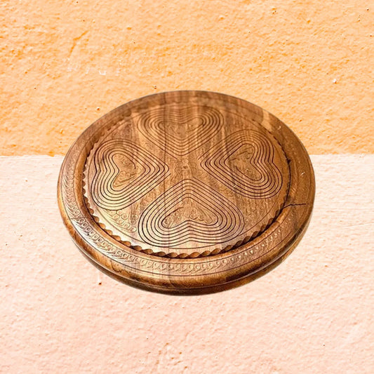 Wooden Collapsible Dry Fruit Basket - Woodistan