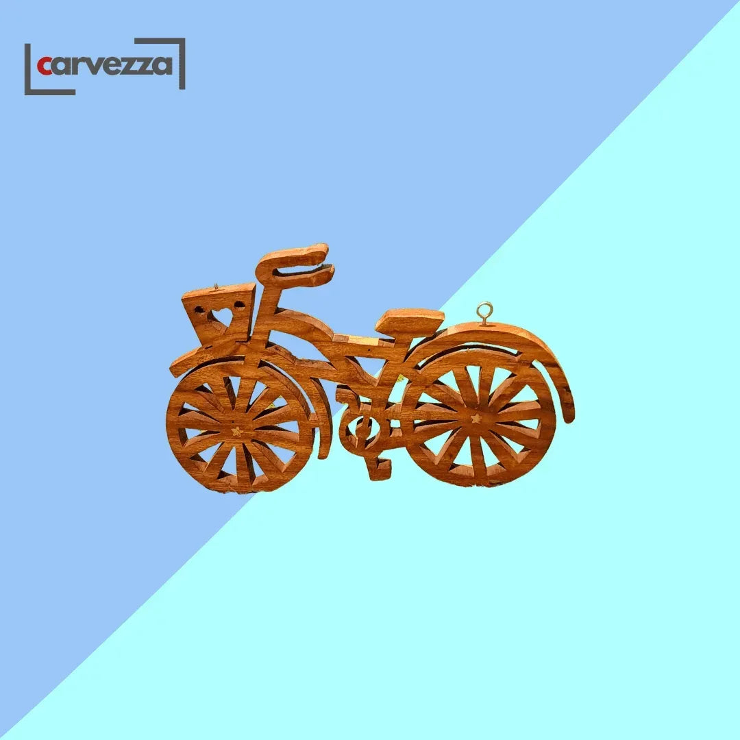 WOODEN BICYCLE KEY HOLDER - Woodistan