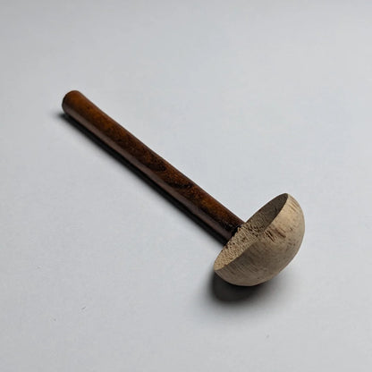 Handcrafted Wooden Sugar Pot with Lid & Spoon