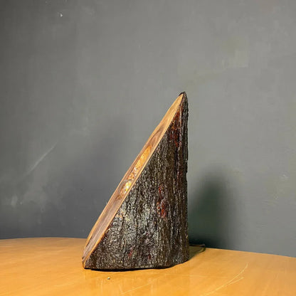 The Summit Lamp – Handcrafted Live Edge Lamp - Woodistan