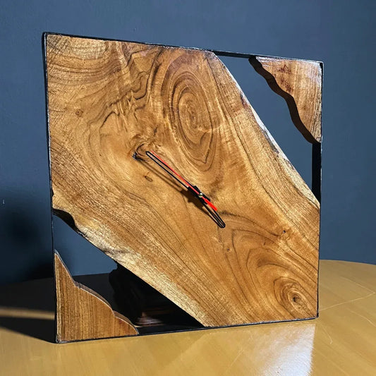 The Bastion Live Edge Clock - Woodistan