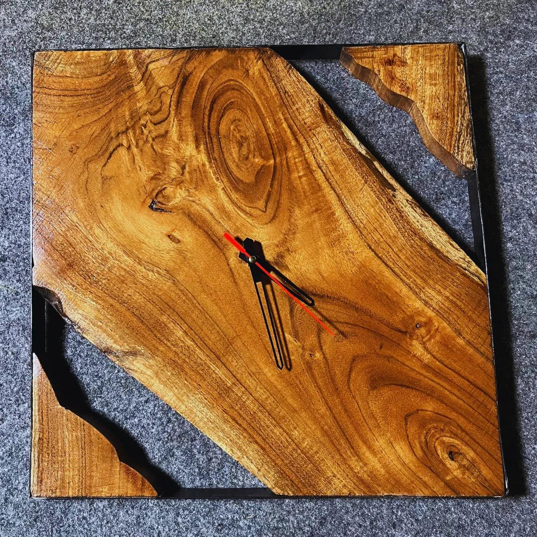 The Bastion Live Edge Clock - Woodistan