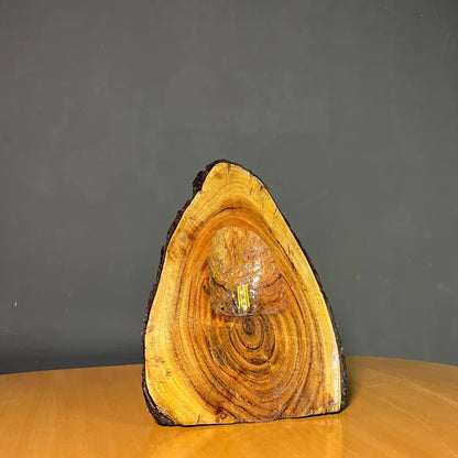 The Summit Lamp – Handcrafted Live Edge Lamp - Woodistan