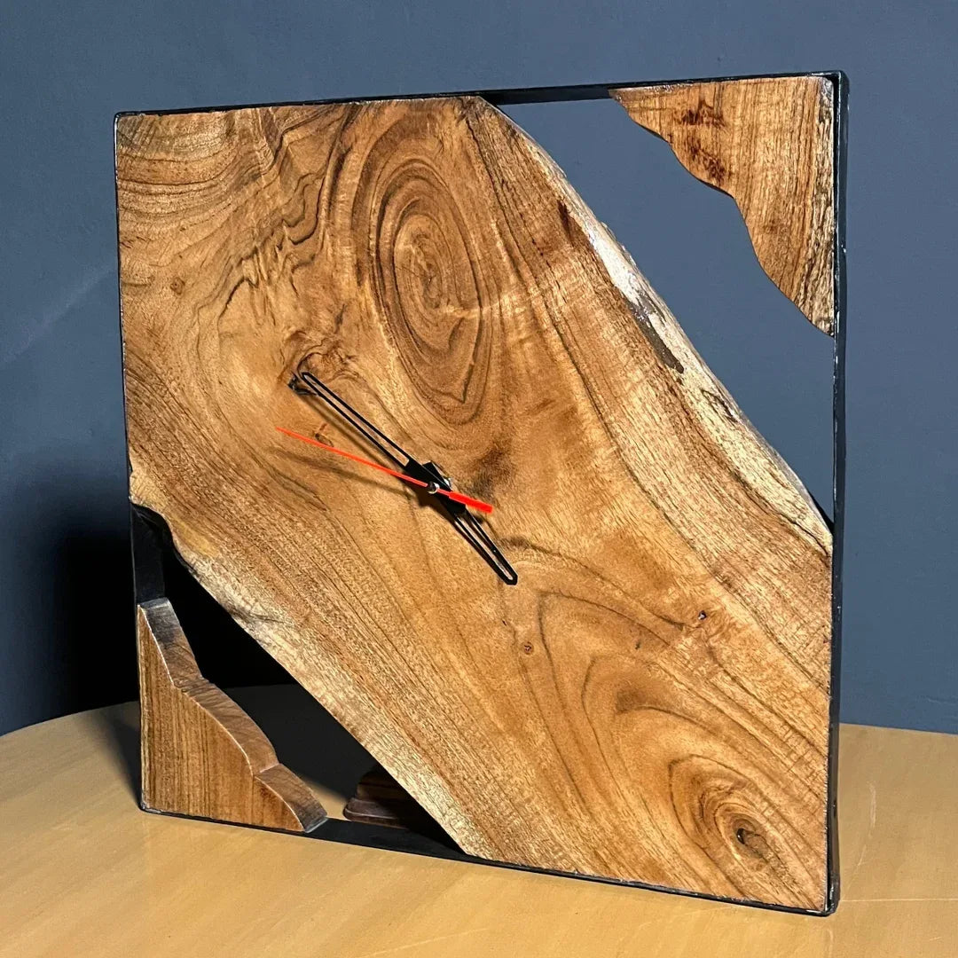 The Bastion Live Edge Clock - Woodistan