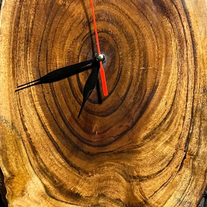 The Foundation Live Edge Tabletop Clock - Woodistan