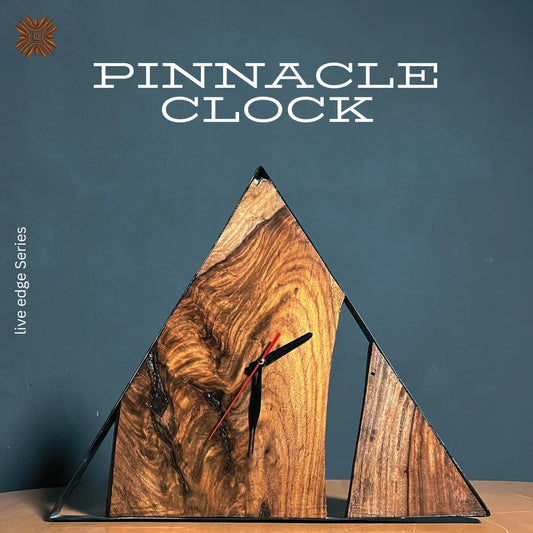 The Pinnacle Live Edge Clock - Woodistan