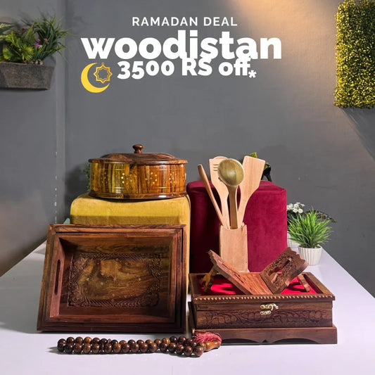 Ramadan Deal 1 – Complete Wooden Essentials Bundle - Woodistan