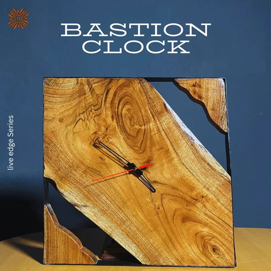 The Bastion Live Edge Clock - Woodistan