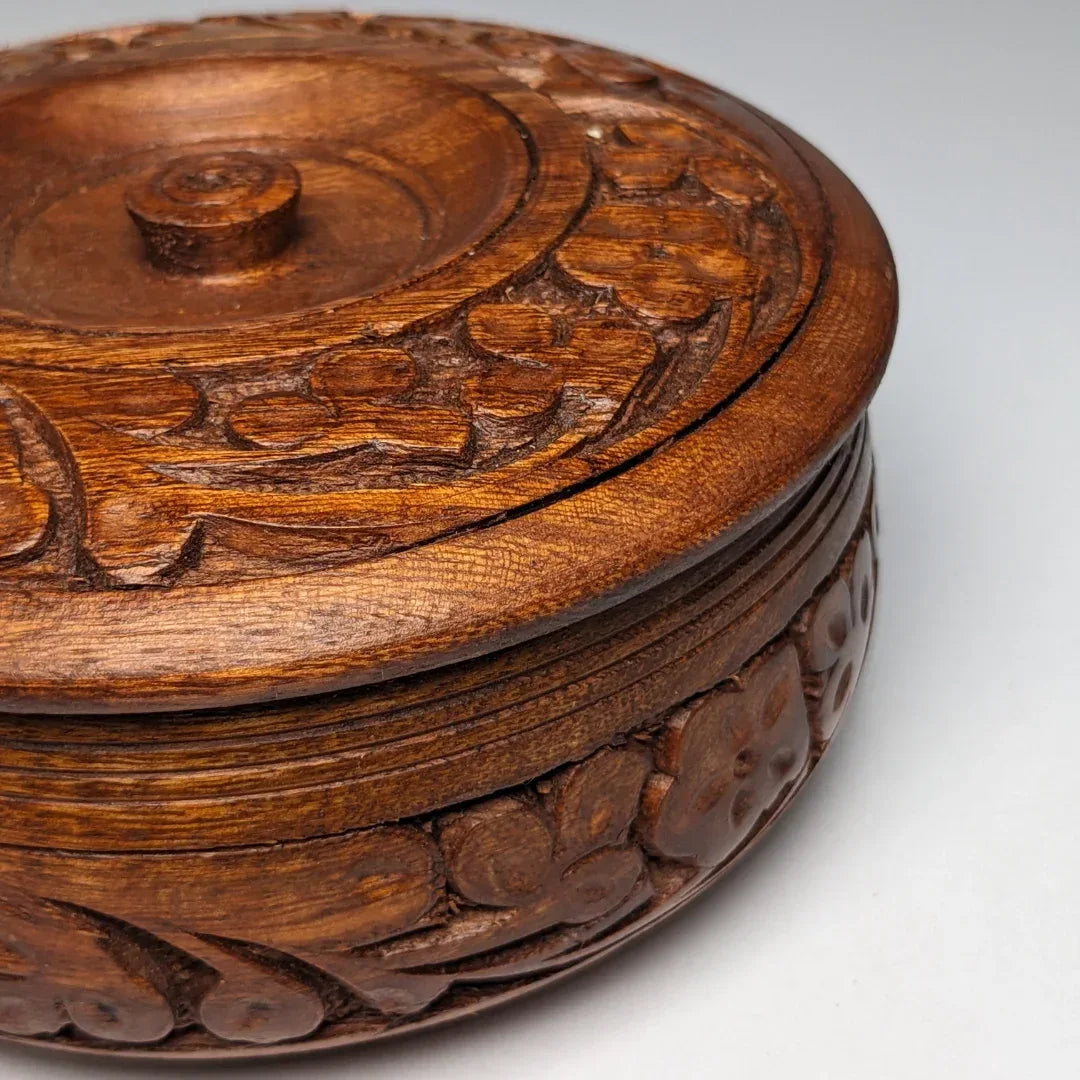 Wooden Tea Mats with Carving Art (Set of 06) - Woodistan