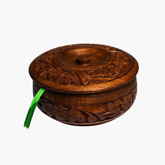 Wooden Tea Mats with Carving Art (Set of 06)