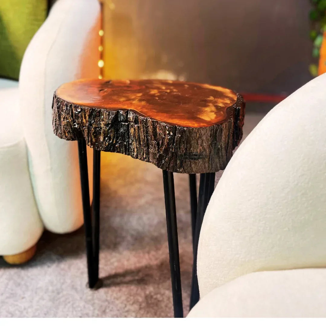 The Barkline Live Edge Coffee Table - Woodistan