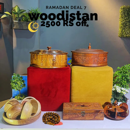 Ramadan Deal 7 – Warmth & Serving Essentials Bundle - Woodistan