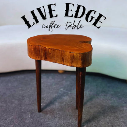 The Corewood Live Edge Coffee Table - Woodistan