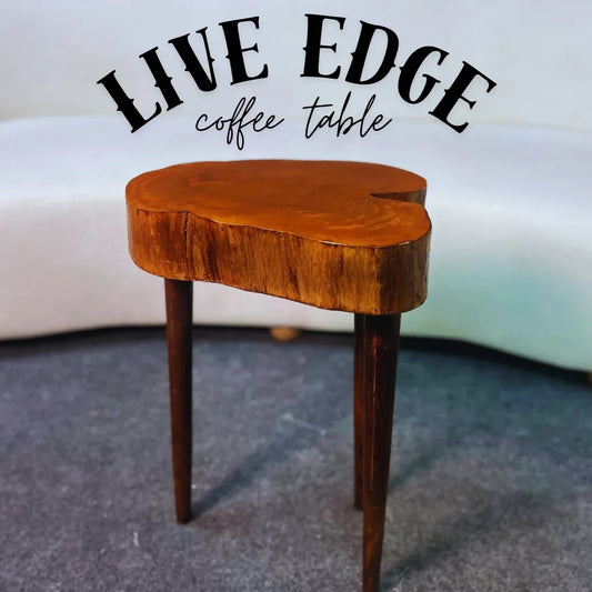 The Corewood Live Edge Coffee Table - Woodistan