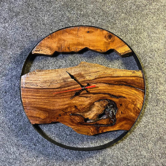 The Horizon Live Edge Clock - Woodistan