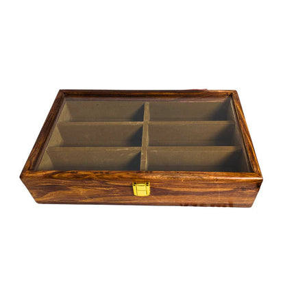 Wooden Box for Sunglasses - Organizer for Sunglasses