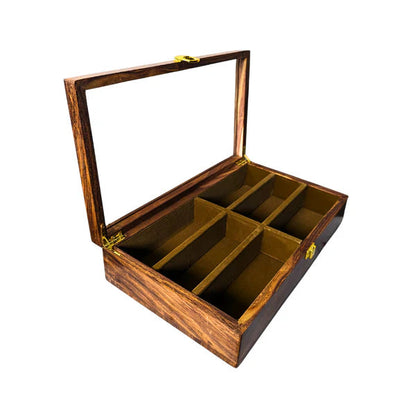 Wooden Box for Sunglasses - Organizer for Sunglasses