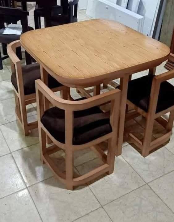 Nordic Dining Table And Chair Set Combination - Woodistan