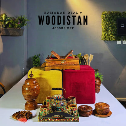Ramadan Deal 9 – Spiritual & Elegant Iftar Essentials Set - Woodistan